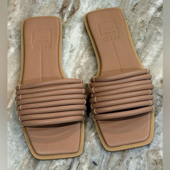 Women’s DOLCE VITA NYX Tan slide sandals- Size 7.5 - Picture 3 of 6